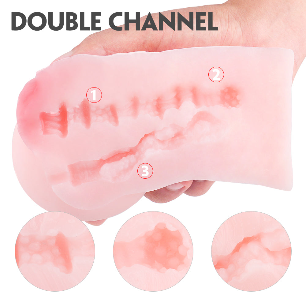 YoYoLemon Realistic Vagina and Butt Masturbator, Adult Sex Toys for Male 2